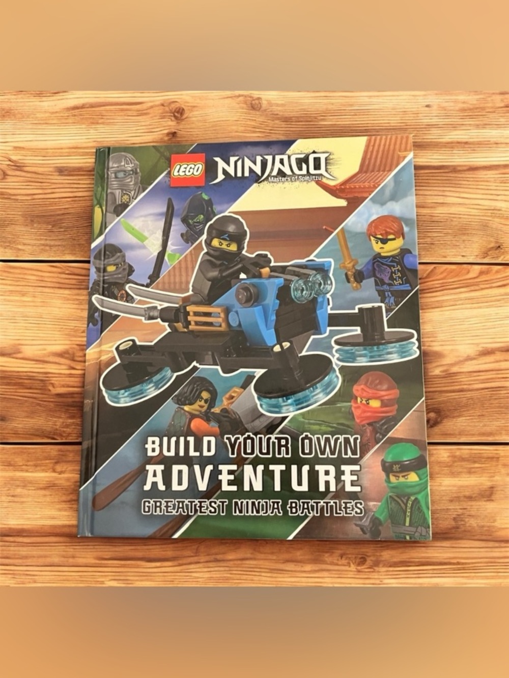LEGO NINJAGO Build Your Own Adventure Greatest Ninja Battles Hard Cover Book '18
